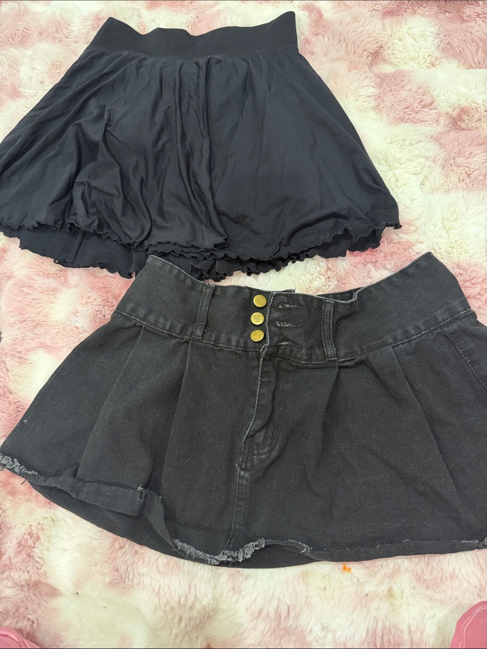 Black Skirt Set